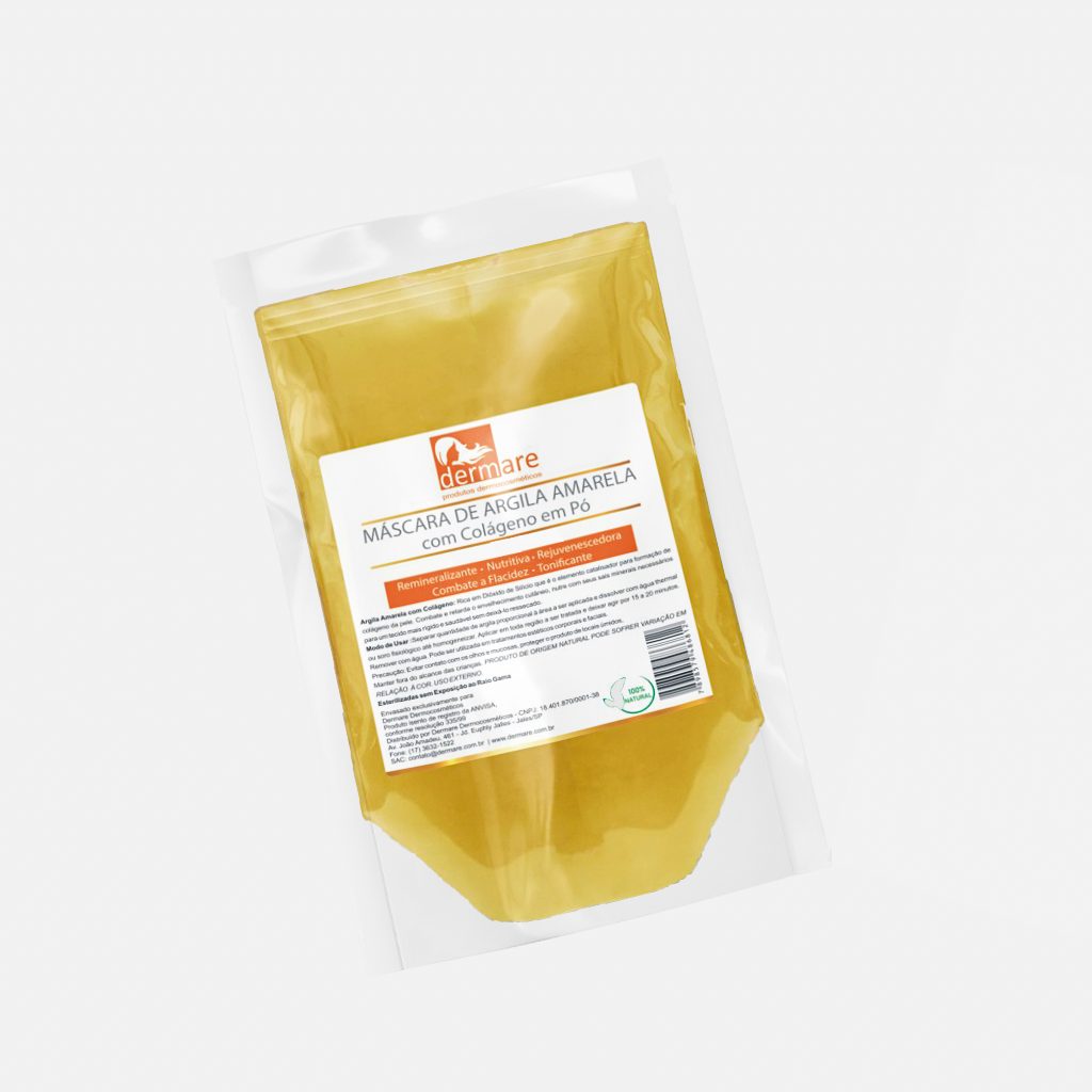 Argila Amarela com Colageno - 500g