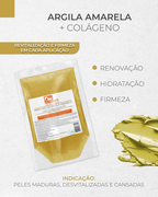 Argila Amarela com Colageno - 500g