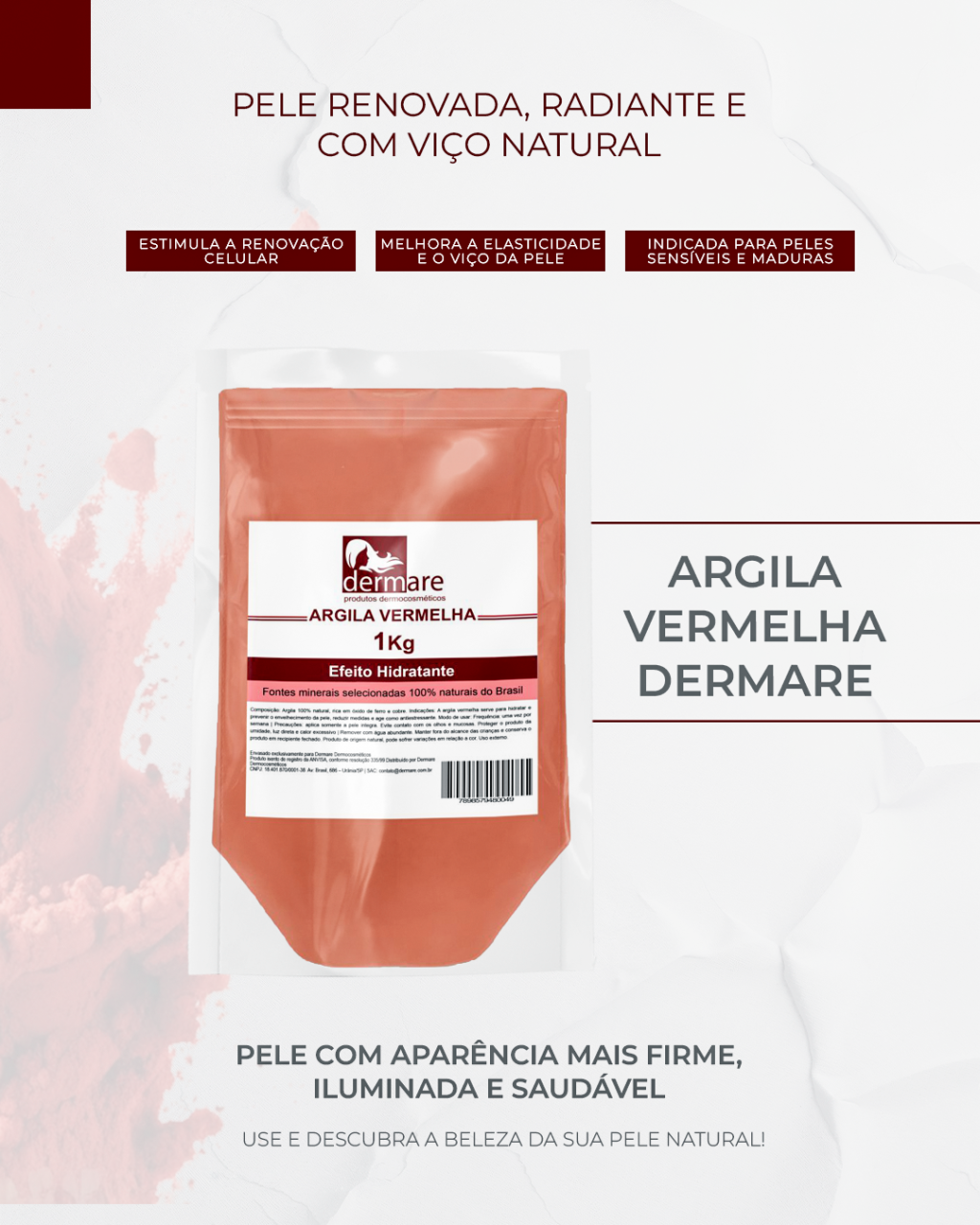 Argila Vermelha - 250g