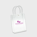 BOLSA NECESSAIRE TRANSPARENTE COM BOTÃO