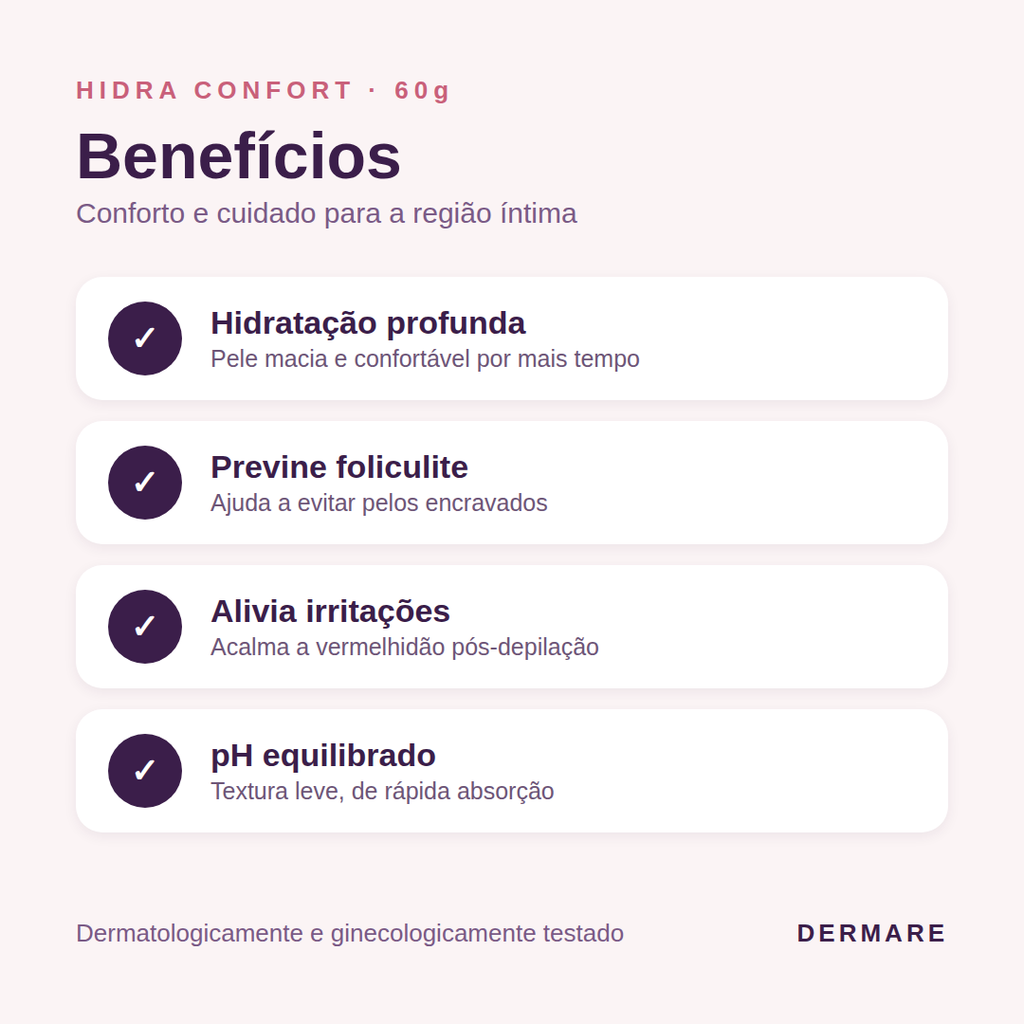 Creme Íntimo Hidra Confort - 60g