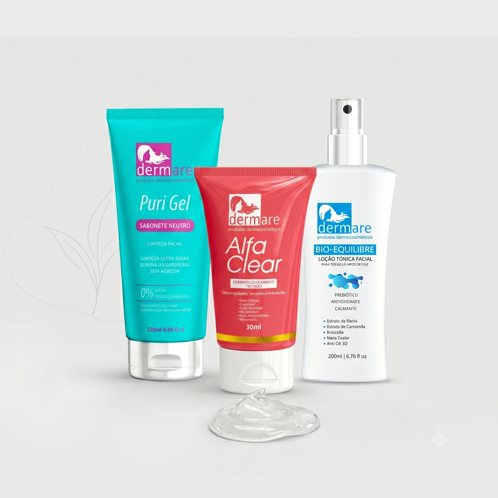 KIT SKINCARE PELE ACNEICA -