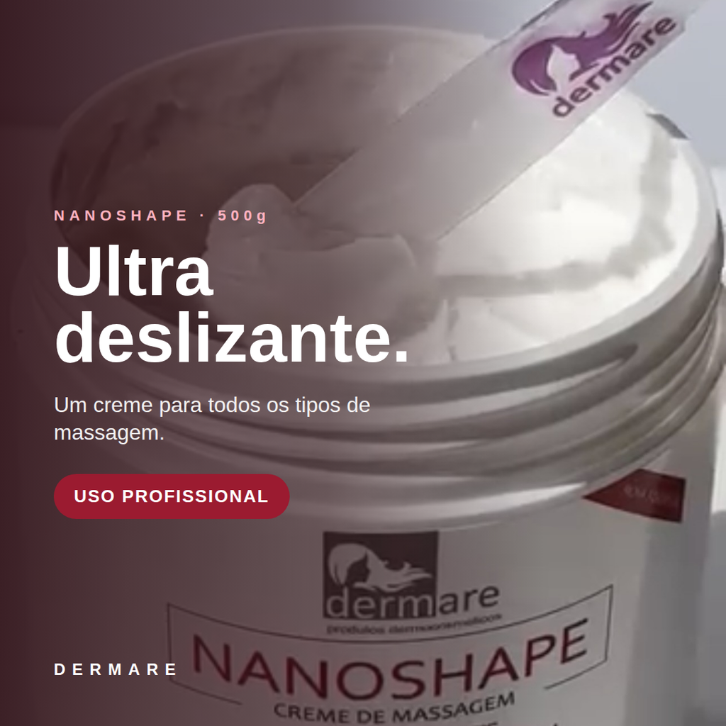 Creme de massagem Nanoshape - 500G