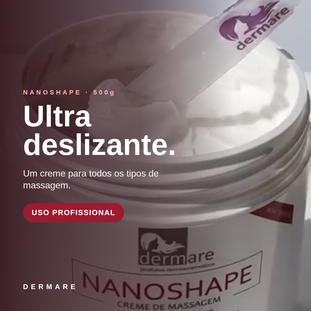 Creme de massagem Nanoshape - 500G