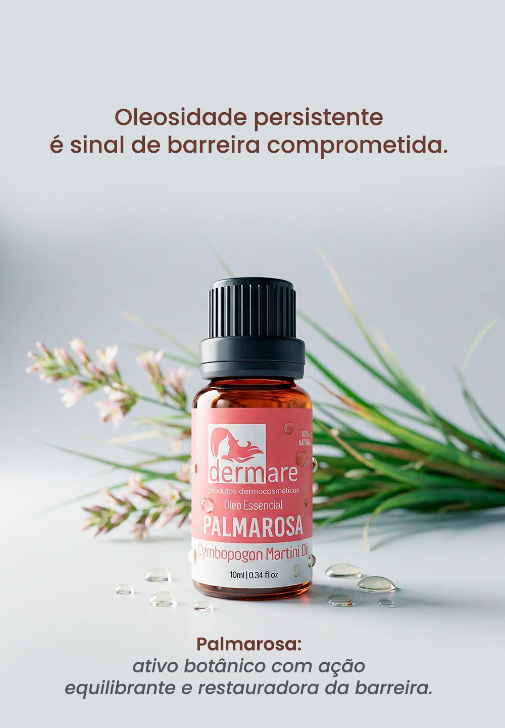 Óleo Essencial de Palmarosa - 10ml