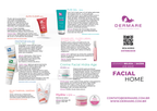 PANFLETOS FACIAL HOME CARE