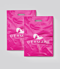 SACOLAS PLASTICAS TAMANHO PEQUENO ROSA