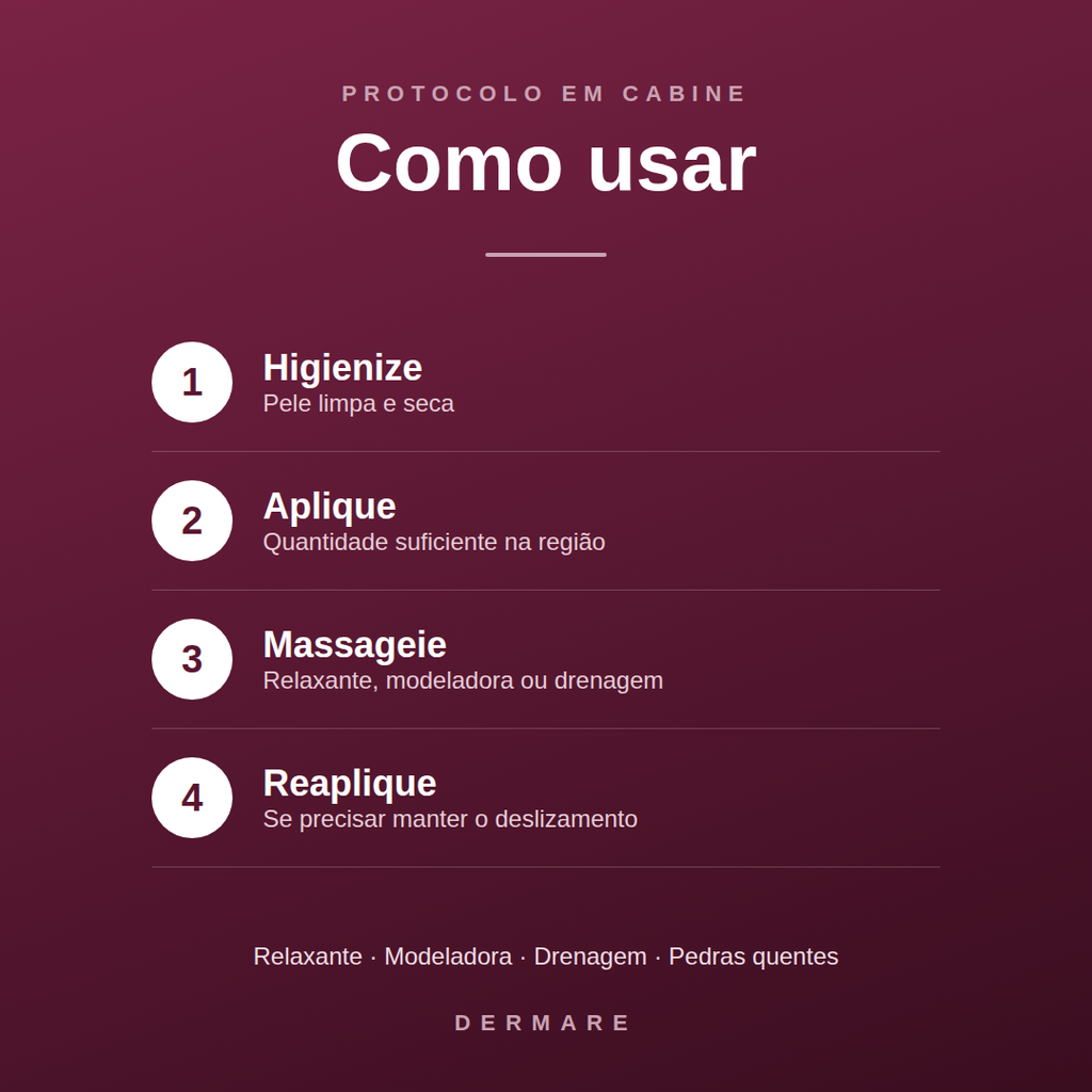 Creme de massagem de semente de uva - 500G