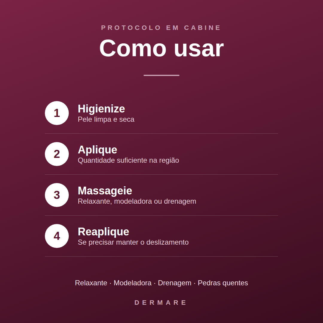 Creme de massagem de semente de uva - 500G